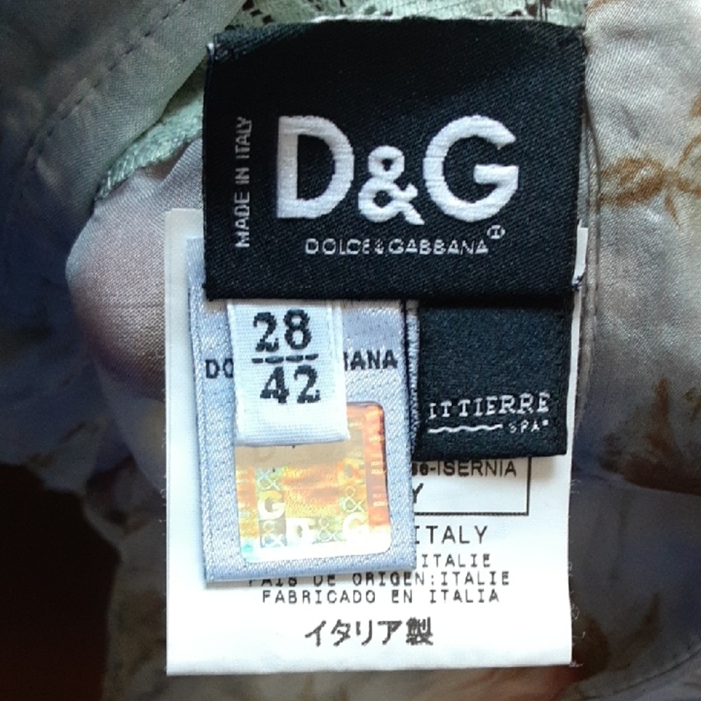 Dolce & Gabbana Blue Blouse Top